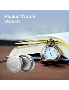 Baterías LR626 Paquete de 10 - Alcalinas 1.5V para Relojes 2