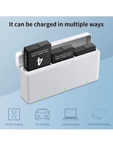 Paquete de 3 Baterías 1850mAh para DJI Osmo Action 4/3