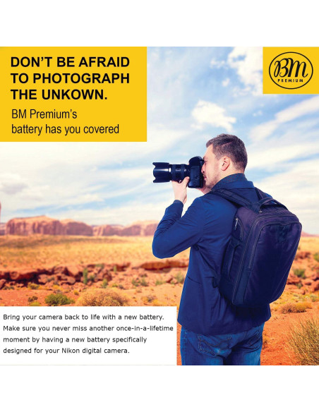 Batería BM Premium EN-EL14A para cámaras Nikon 1500 mAh