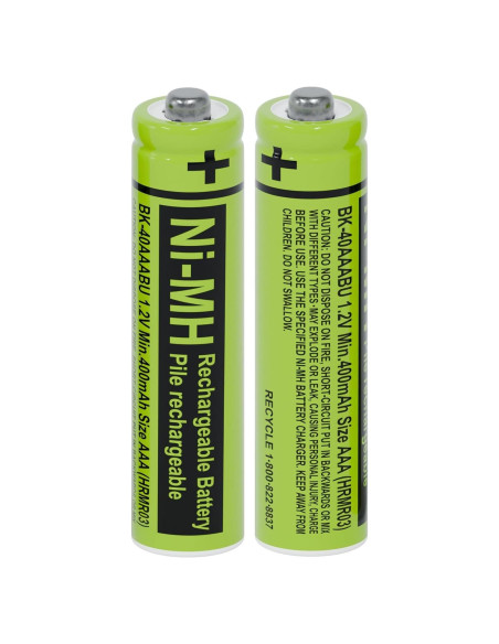 Baterías Recargables Ni-MH BK-40AAABU para Teléfono Panasonic