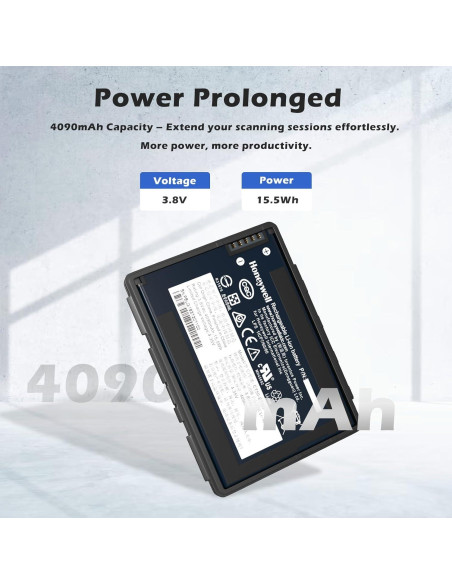 Batería de Reemplazo Honeywell para Escáner CT50 CT60