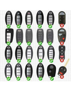 Baterías CR2032 para Llaveros Nissan e Infiniti - Paquete de 2 2