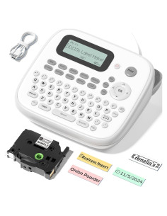 Máquina de Etiquetas VolenGo D210S con Cinta Laminada 12mm