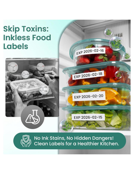 Máquina de Etiquetas VolenGo D210S con Cinta Laminada 12mm