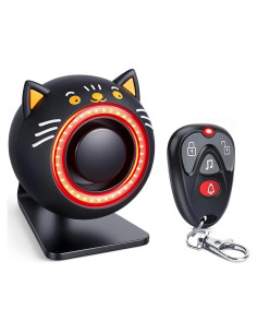 Sistema de Alarma Inalámbrico LNKERCO KS-SF33RS 120dB con Luz Roja