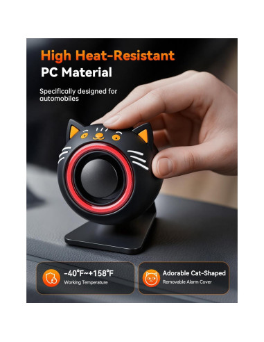 Sistema de Alarma Inalámbrico LNKERCO KS-SF33RS 120dB con Luz Roja