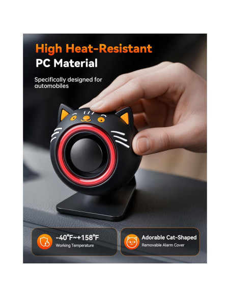 Sistema de Alarma Inalámbrico LNKERCO KS-SF33RS 120dB con Luz Roja