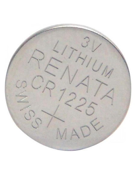 Batería de Moneda de Litio Renata CR1225 3V - 1 Unidad
