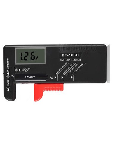 Probador de Batería Digital Genérico BT-168D LCD Universal