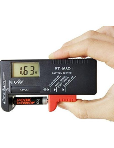 Probador de Batería Digital Genérico BT-168D LCD Universal