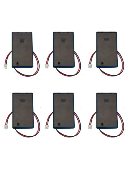 Caja de Almacenamiento para 3 Baterías AAA ShangHJ con Interruptor