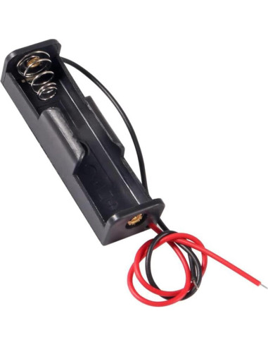 20 Soportes de Batería AA con Cable AEDIKO 1 Slot 1.5V