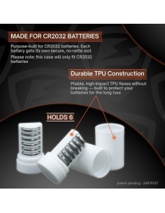 Estuche para Baterías CR2032 WLG Creations - 6 Baterías 2