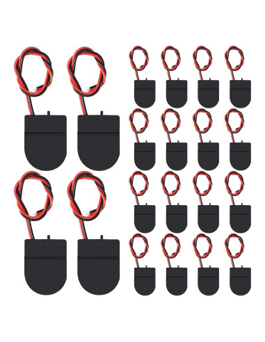 20 Soportes de Batería CR2032 con Interruptor On Off MELIFE