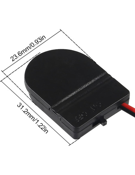 20 Soportes de Batería CR2032 con Interruptor On Off MELIFE