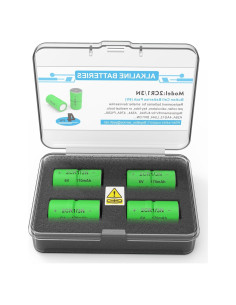 Paquete de 4 Baterías 2CR1/3N 6V Bayattoo para Collares de Perro