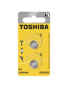 Batería de Moneda de Litio Toshiba CR1220 3V - 2 Unidades