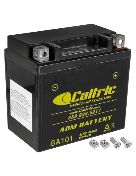 Batería AGM Caltric 12V para Honda TRX90 2006-2016