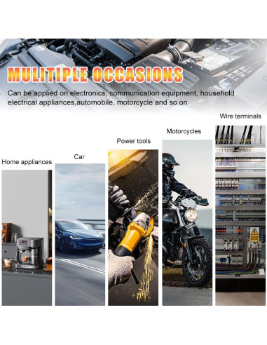 Cubierta de Terminal de Batería Ohleats 2 PCS Aislante PVC