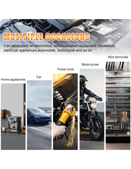 Cubierta de Terminal de Batería Ohleats 2 PCS Aislante PVC