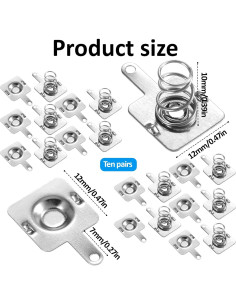 10 Pares de Resortes de Batería AA SynHHergyx - Inversión de Polaridad 2