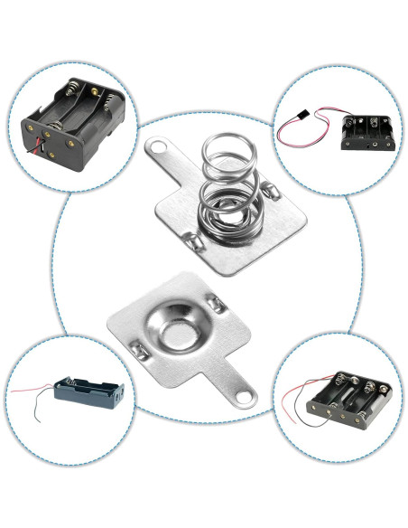 10 Pares de Resortes de Batería AA SynHHergyx - Inversión de Polaridad
