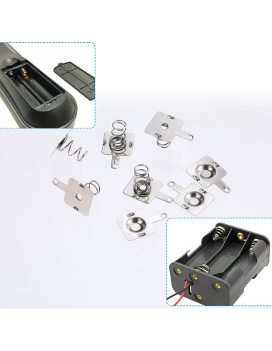 10 Pares de Resortes de Batería AA SynHHergyx - Inversión de Polaridad