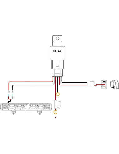 Barra de Luz LED Nilight 50cm 420W Combo Inundación y Spot