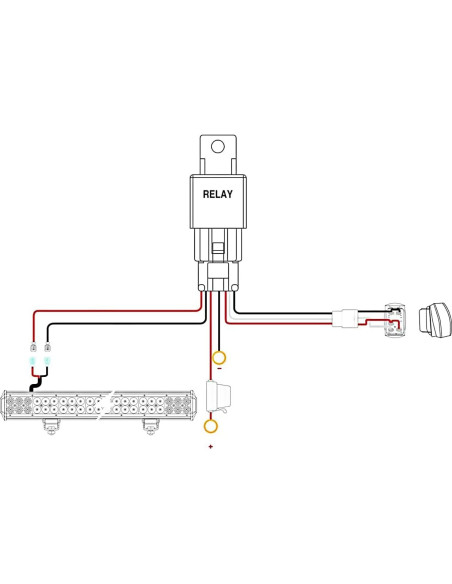 Barra de Luz LED Nilight 50cm 420W Combo Inundación y Spot