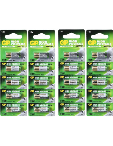Batería Alcalina A23 12V GP - Paquete de 20 Unidades
