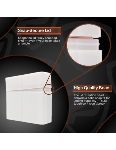 Funda de Batería Slimline 9V WLG Creations - Paquete de 2