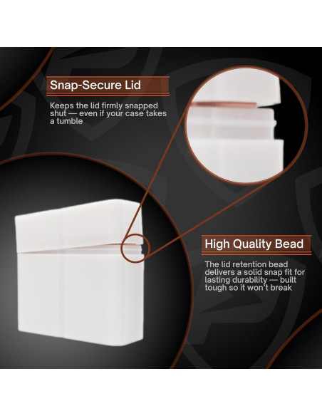 Funda de Batería Slimline 9V WLG Creations - Paquete de 2