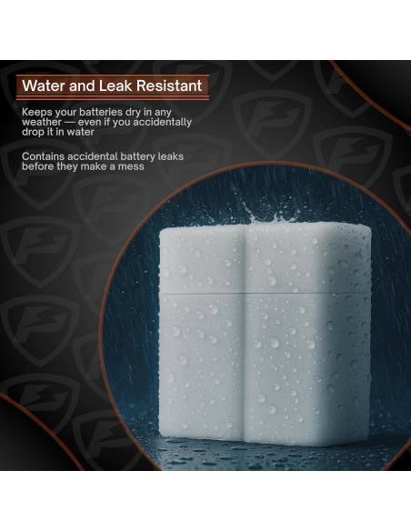 Funda de Batería Slimline 9V WLG Creations - Paquete de 2