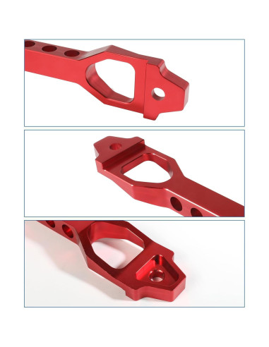 Soporte de Batería de Aluminio UBOG 23.4x4.3 cm Rojo