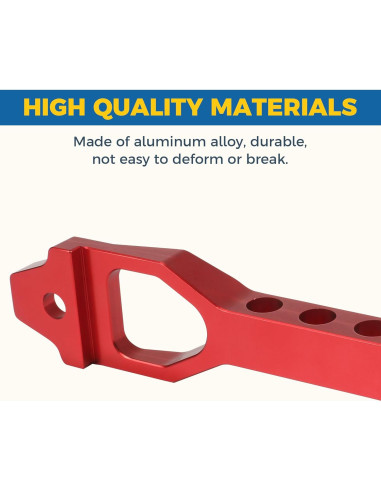 Soporte de Batería de Aluminio UBOG 23.4x4.3 cm Rojo