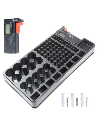 Caja de Almacenamiento para Baterías YXQ con Probador - 110 Baterías