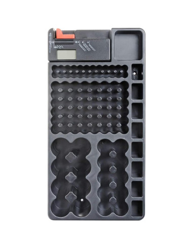 Caja de Almacenamiento para Baterías YXQ con Probador - 110 Baterías