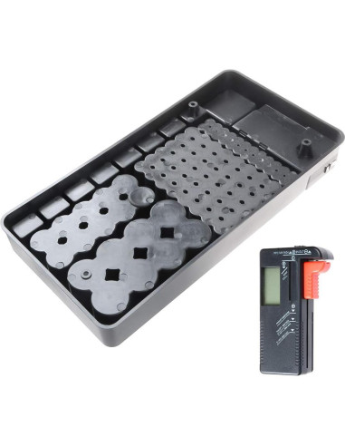 Caja de Almacenamiento para Baterías YXQ con Probador - 110 Baterías