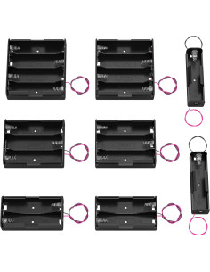 Soporte de Batería 18650 y 9V DAIERTEK - 10 Piezas 2
