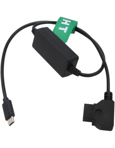 Cable de Alimentación 65W QC PD D-tap a USB-C 60 cm HangTon