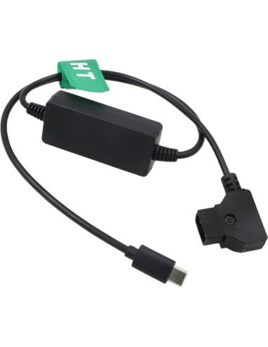 Cable de Alimentación 65W QC PD D-tap a USB-C 60 cm HangTon