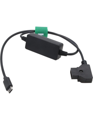 Cable de Alimentación 65W QC PD D-tap a USB-C 60 cm HangTon