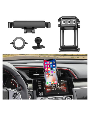 Soporte para Teléfono Honda Civic 2016-2021 Rotación 360