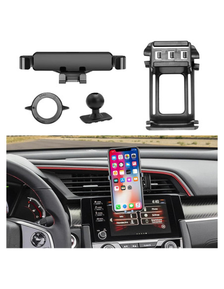Soporte para Teléfono Honda Civic 2016-2021 Rotación 360