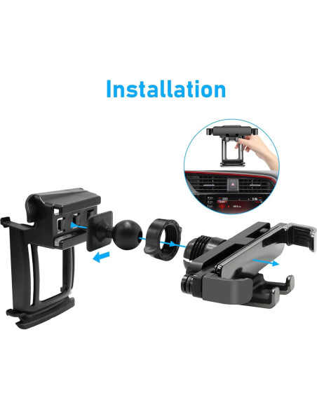 Soporte para Teléfono Honda Civic 2016-2021 Rotación 360