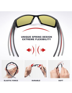 Gafas de sol deportivas RIVBOS RBS861 polarizadas unisex 2