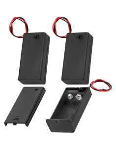 Kit de Soportes de Batería DAIERTEK 9V y 18650 con Cables 2