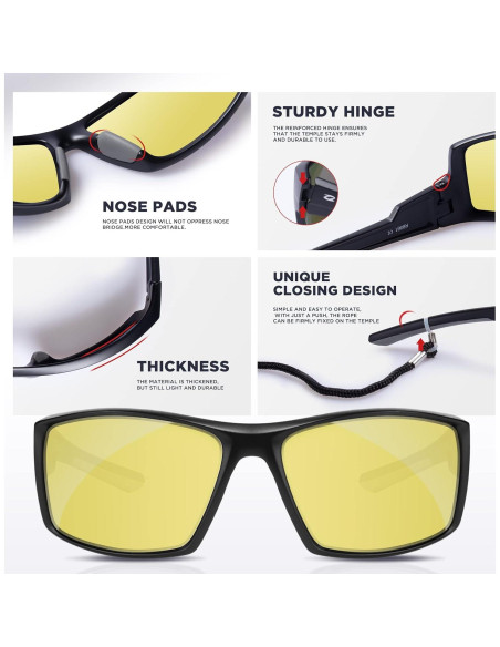 Gafas de sol deportivas RIVBOS RBS861 polarizadas unisex Gafas de sol deportivas RIVBOS RBS861 polarizadas unisex