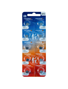 Baterías de Reloj Renata 377 SR626SW - 10 Unidades 1.55V