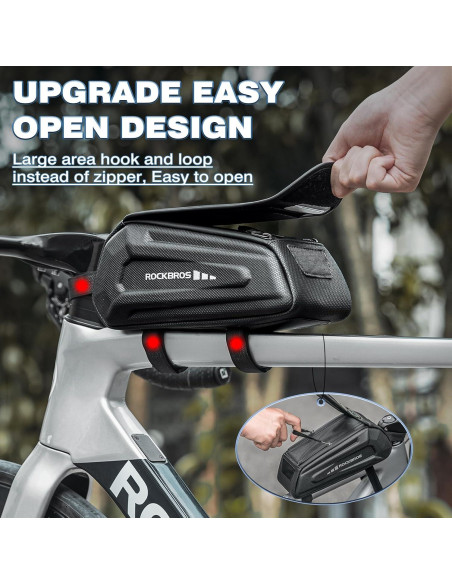 Bolsa para Bicicleta ROCKBROS B68/USA Impermeable 1.7L